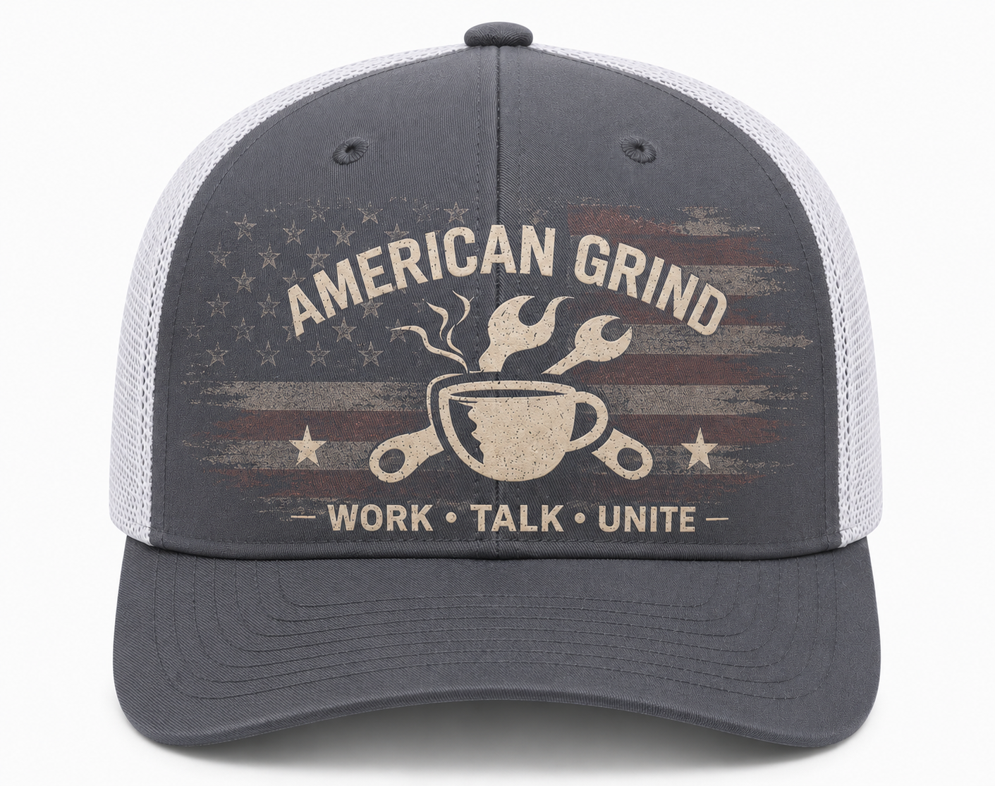 "Work • Talk • Unite" American Grind Hat
