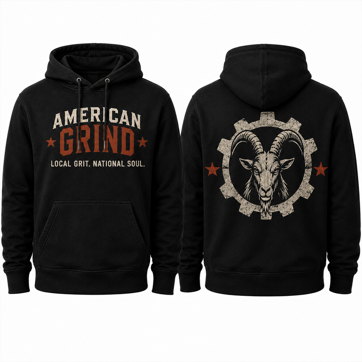 American grind "GOAT" Hoodie