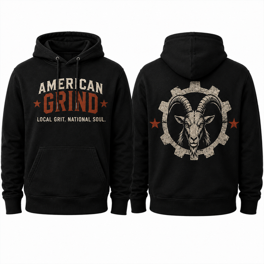 American grind "GOAT" Hoodie