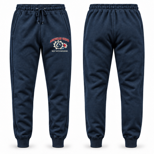 Fleece "Built with Backbone" Joggers