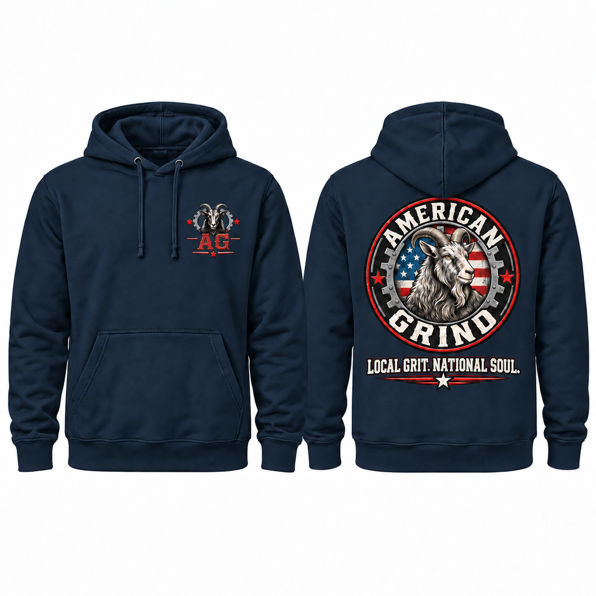 American Grind "GOAT Flag" Hoodie