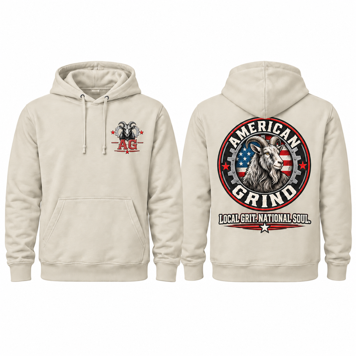 American Grind "GOAT Flag" Hoodie