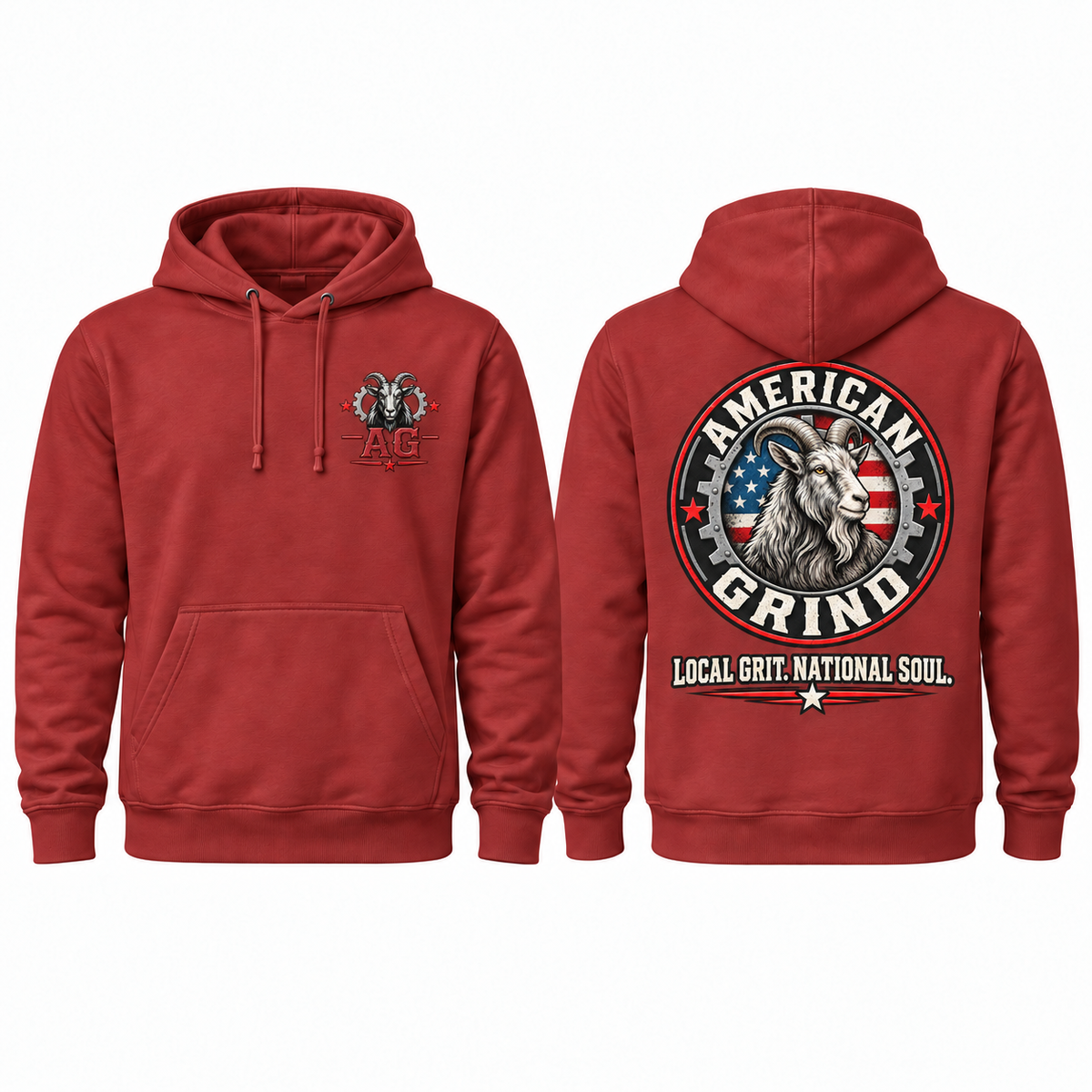 American Grind "GOAT Flag" Hoodie