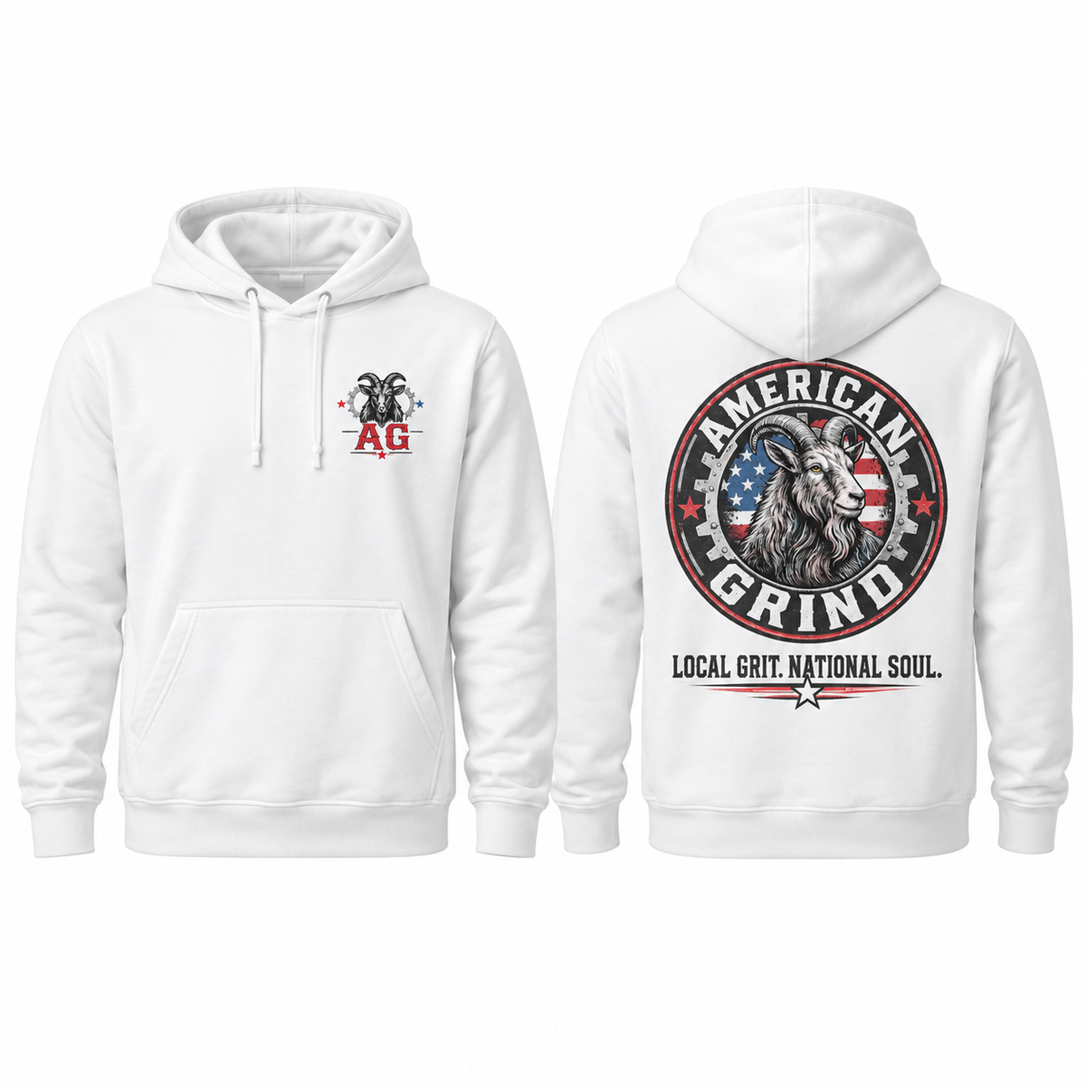 American Grind "GOAT Flag" Hoodie